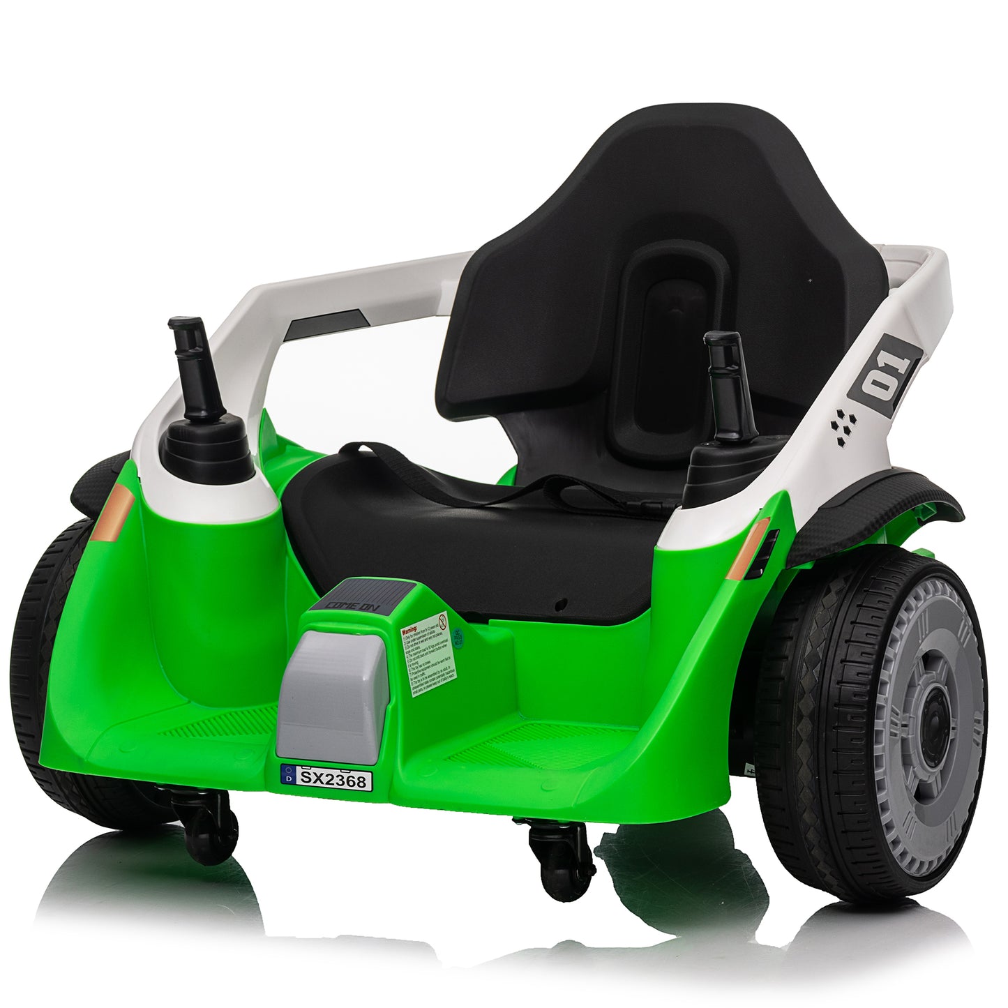 030/Tractor Kids Ride-On 24V - Remote Control Electric Toy Tractor with Dumping Trailer, LED Lights & Music, Outdoor Farm Vehicle for Boys and Girls