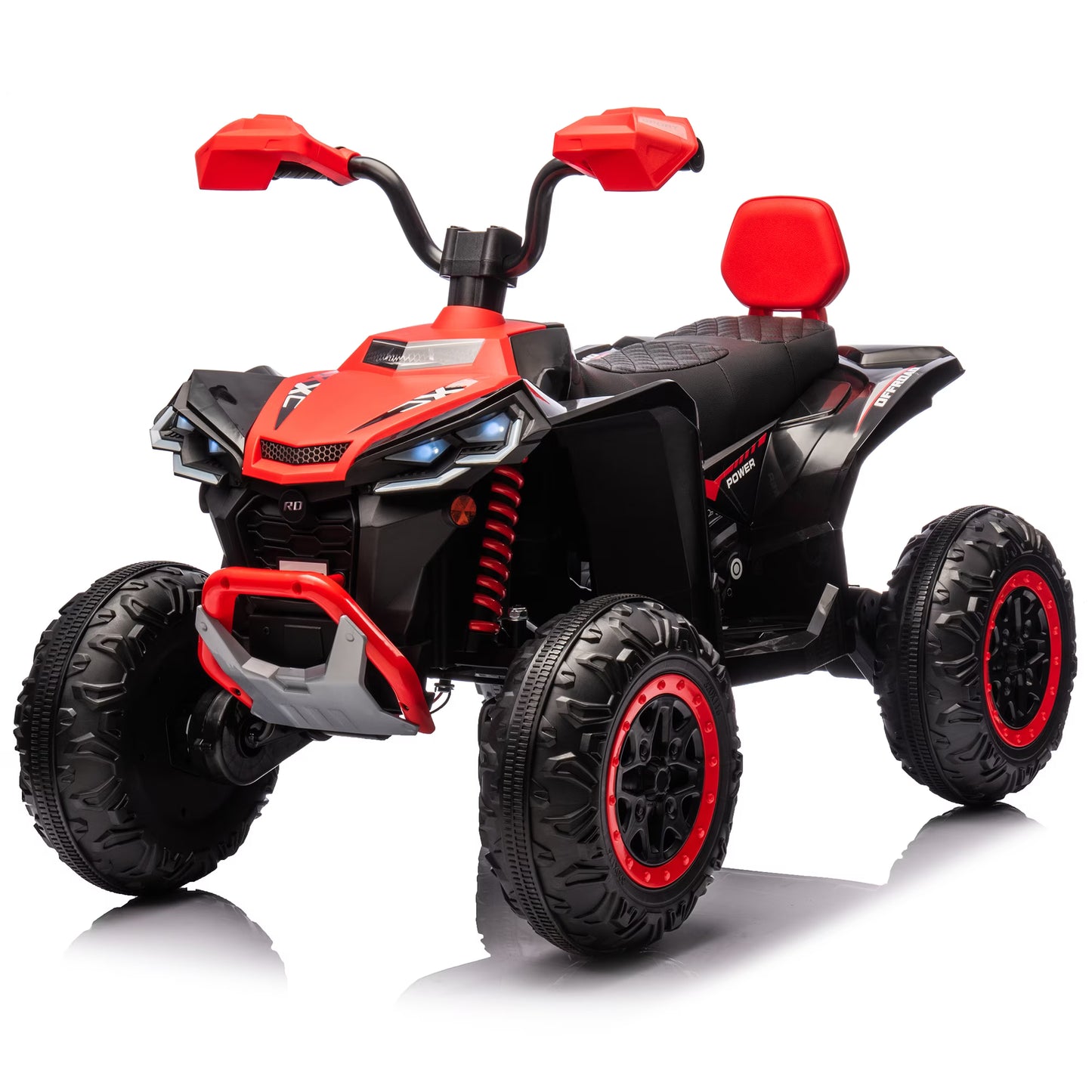 24V Ride On Toys for Big Kids W/20" Seat, 2WD/4WD Switchable Car Truck, 2 Seater Ride On Truck with Remote Control, 3 Speeds, High Efficiency Battery, 4X200 Motors, Ride On Car for Boys Girls,Green