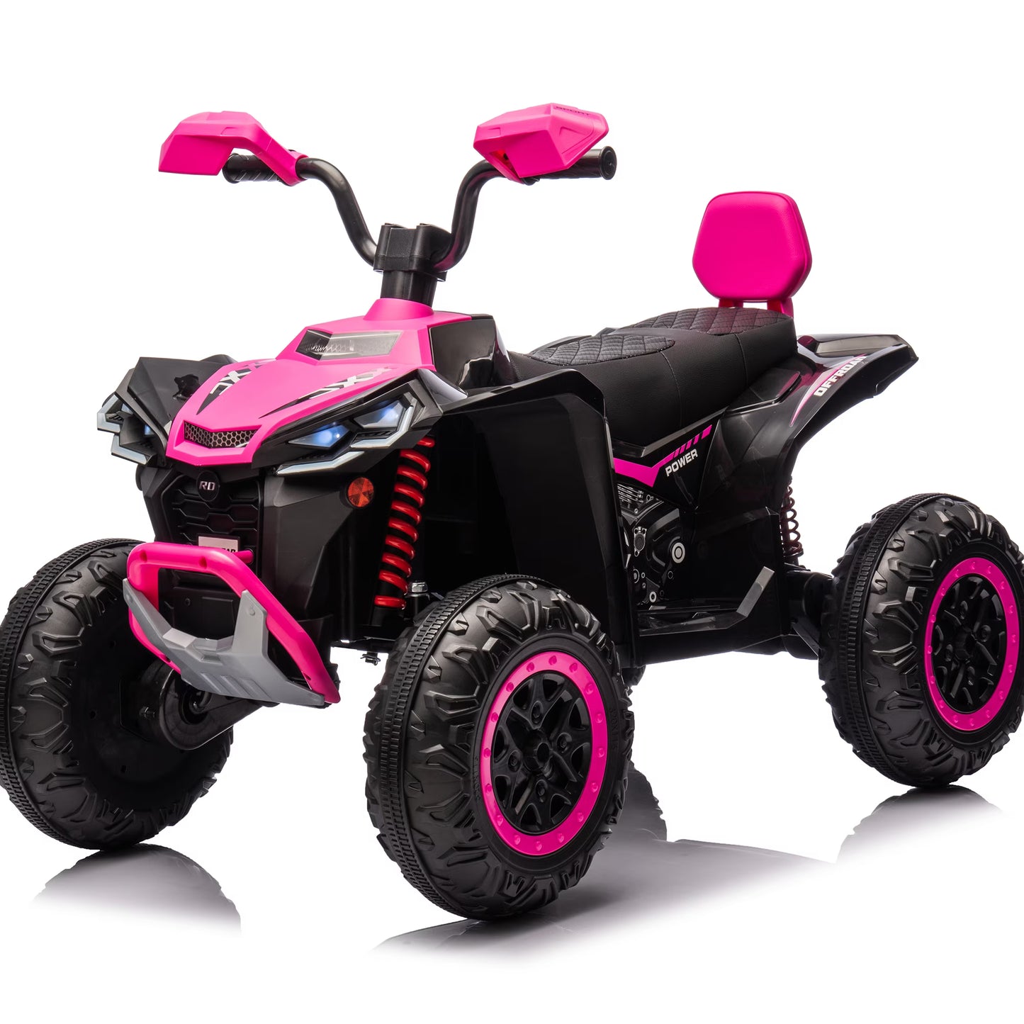 24V Ride On Toys for Big Kids W/20" Seat, 2WD/4WD Switchable Car Truck, 2 Seater Ride On Truck with Remote Control, 3 Speeds, High Efficiency Battery, 4X200 Motors, Ride On Car for Boys Girls,Green
