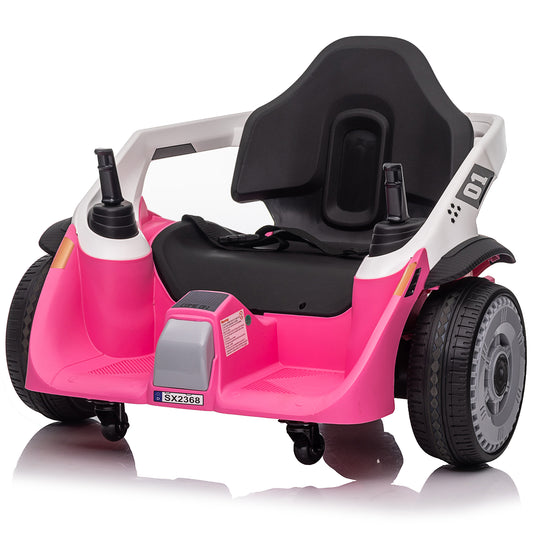 030/Tractor Kids Ride-On 24V - Remote Control Electric Toy Tractor with Dumping Trailer, LED Lights & Music, Outdoor Farm Vehicle for Boys and Girls